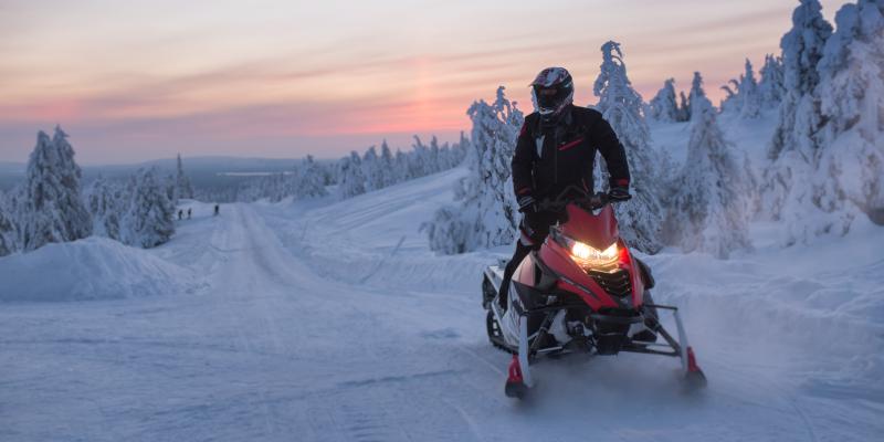 main of Snowmobiles Are an Excellent Way to Have Fun in the winte